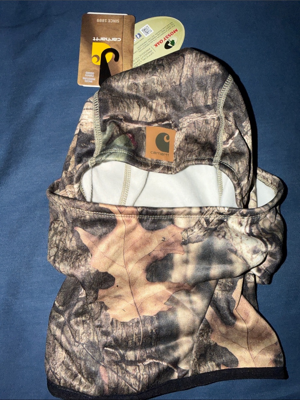 Carhartt Realtree Camo Hooded Face Mask - Brown/Green/Tan